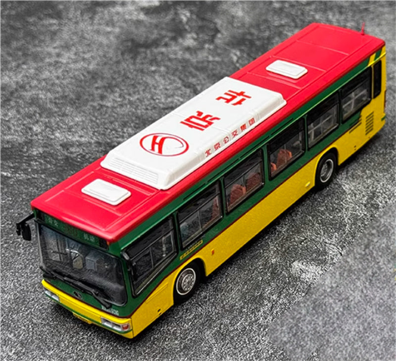 Beijing Public Transport New version Jinghua BK6111 single Machine route 380 1:64 Bus Pre-built Model view3
