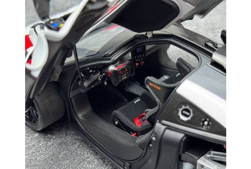 1:18 McLaren Senna GTR #12  red and white LCD MODELS   DIECAST Model