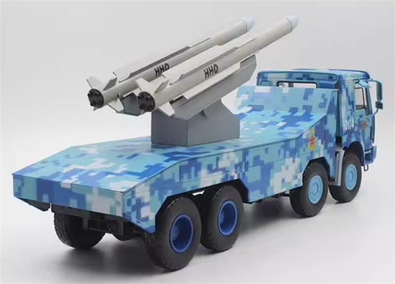 Sinotruk Howo Hongqi 16 Anti Ship Missile Launch Parade Vehicle 70th anniversary Digital Camo 1:24 Tank Pre-built Model view7