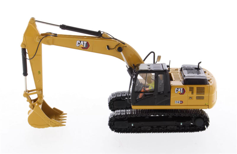 CATERPILLAR 323 GX Next Generation Hydraulic Excavator Yellow 1:50 Truck Pre-built Model