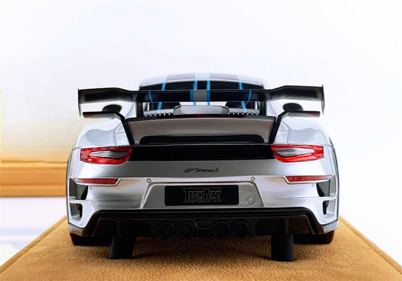 AutoBarn TechArt Porsche 911GTS Silver Limited Edition 1:18 DIECAST Car