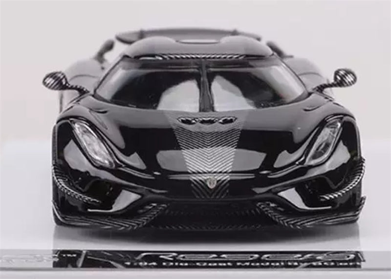 1:64 Koenigsegg Regera Carbon fiber pearl black SC ART DIECAST Civil Car Model