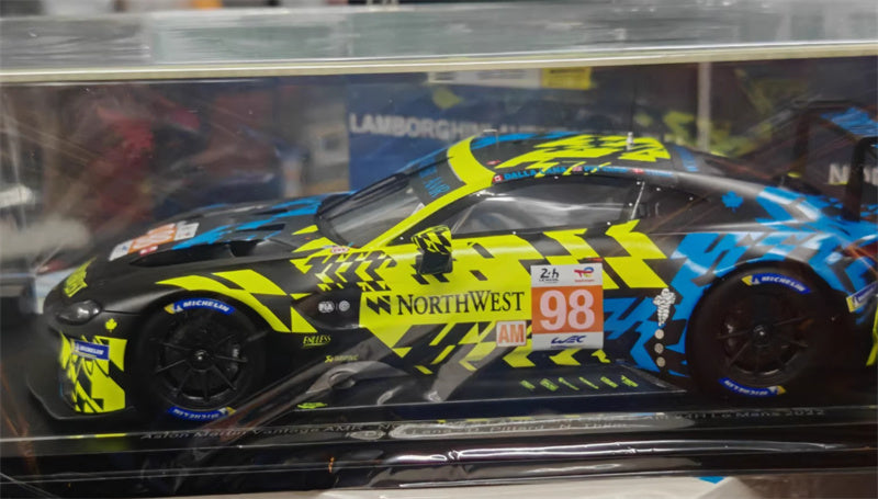 spark ASTON MARTIN - VANTAGE AMR NORTHWEST AMR - 3rd LMGTE AM 24H LE MANS 2022 #98 P.DALLA LANA - D.PITTARD - N.THIIM Michelin 1:18 Car Pre-built Model view3