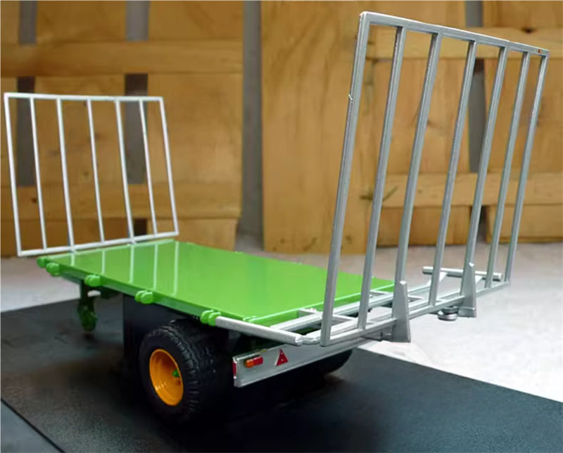 Universal Hobbies Joskin Trans-Ex 5T Bale Agricultural tractor trailer Emerald Green 1:32 Truck Accessories Pre-built Model