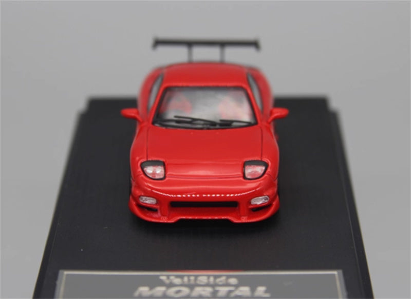 Mortal Mazda RX7 Veilside Limited Edition red 1:64 Car Pre-built Model view6