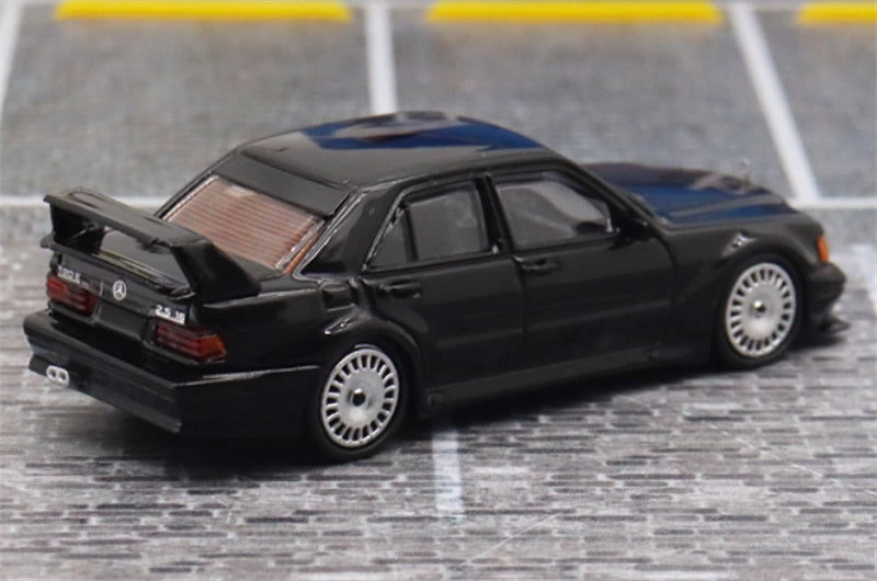SEEKER Mercedes Benz 190E 2.5-16 Evolution Black 1:64 Car Pre-built Model view5