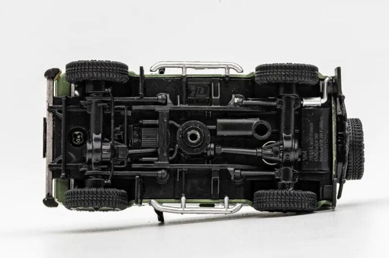 1:64 LCD Land Rover Defender Works V8 70th Edition Green Diecast Model