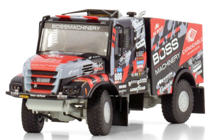 WSI IVECO TORPEDO RALLY Boss Machinery Team De Rooy FPT 1:50 Truck Pre-built Model