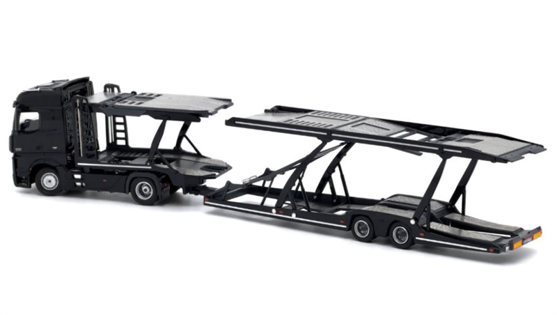 1:64 Mercedes-Benz Actros Low top traditional mirror LHD  Black Unique Model x Tiny  DIECAST Model
