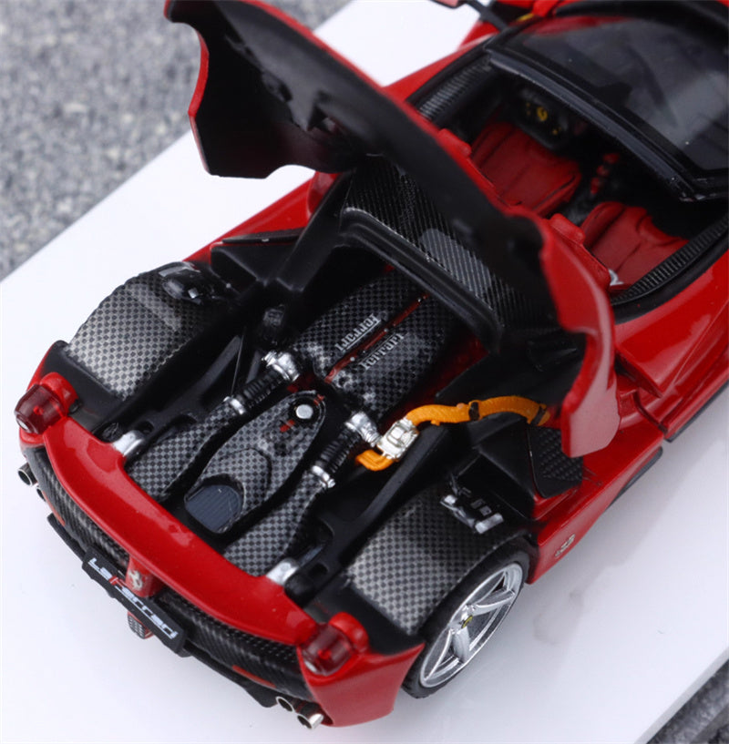Street Buster Ferrari LaFerrari F150 Supercar Red convertible version Limited Edition 999PCS ONLY 1:64 Car Pre-built Model view7
