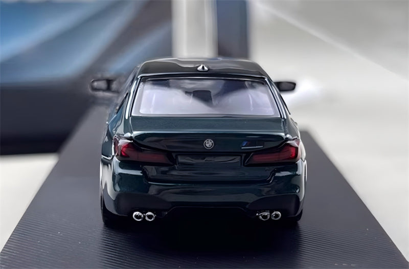 1:64 BMW M5 F90 Isle of Man green MJ Model Limited Edition 999PCS ONLY DIECAST Civil Car Model