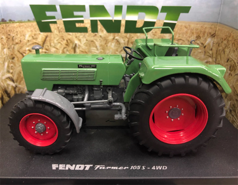 Universal Hobbies Fendt Farmer 105S-4WD tractor Green 1:32 Truck Pre-built Model