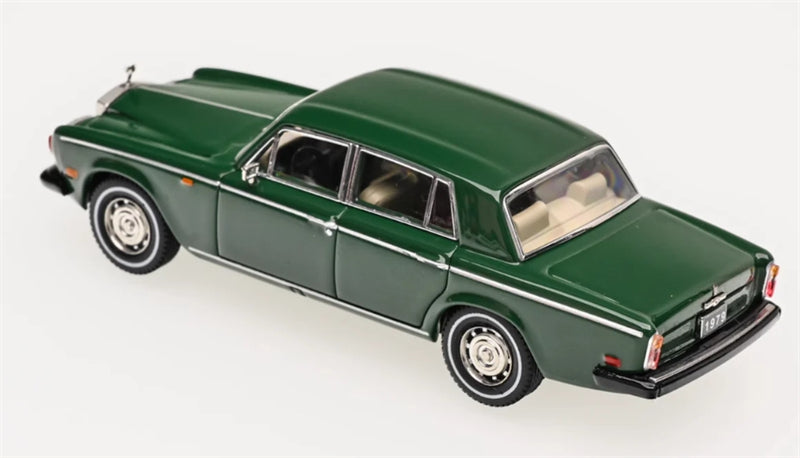 GFCC 1979 Rolls Royce Silver Shadow II Luxury Classic Car Green Limited Edition 499PCS ONLY 1:64 car Pre-built Model view3