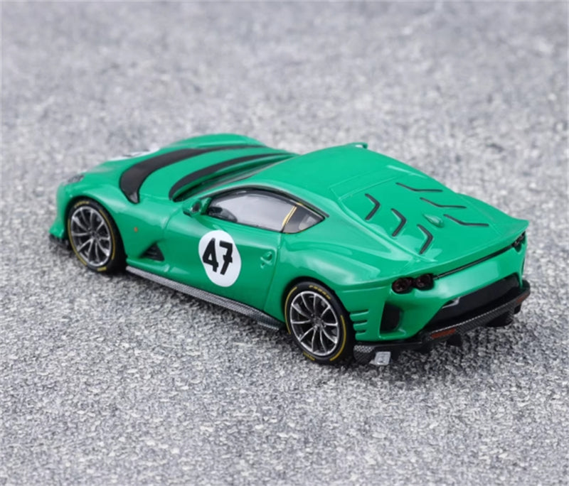 TOC Ferrari FE812C Coupe Sports BP GREEN #47 1:64 Car Pre-built Model