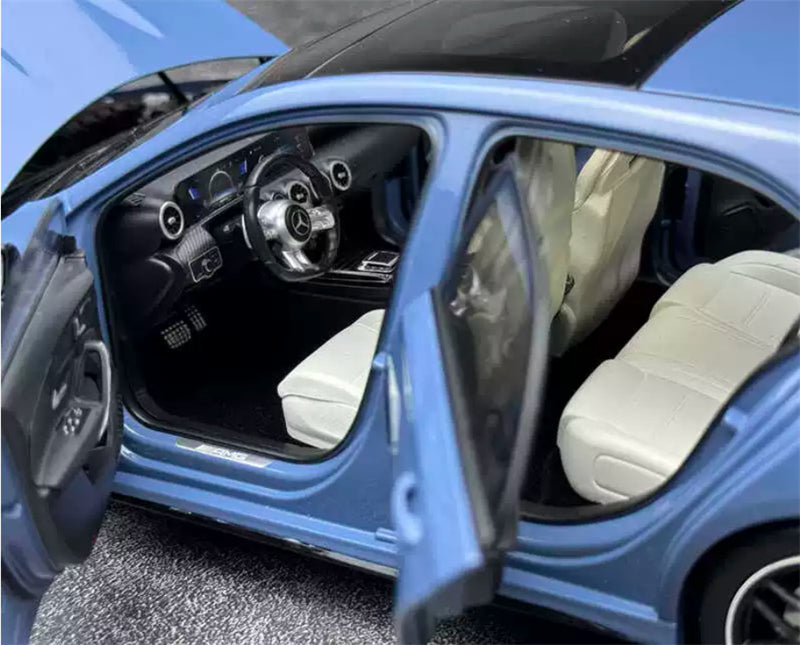 1:18 Mercedes-Benz AMG A45 S  Ceramic Blue NZG Limited Edition 300PCS ONLY DIECAST Model