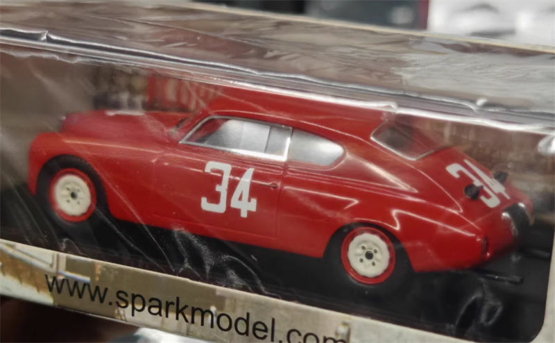 Spark lancia B20 #34 Winner Targa Florio 1952 red 1:43 Car Pre-built Model view3