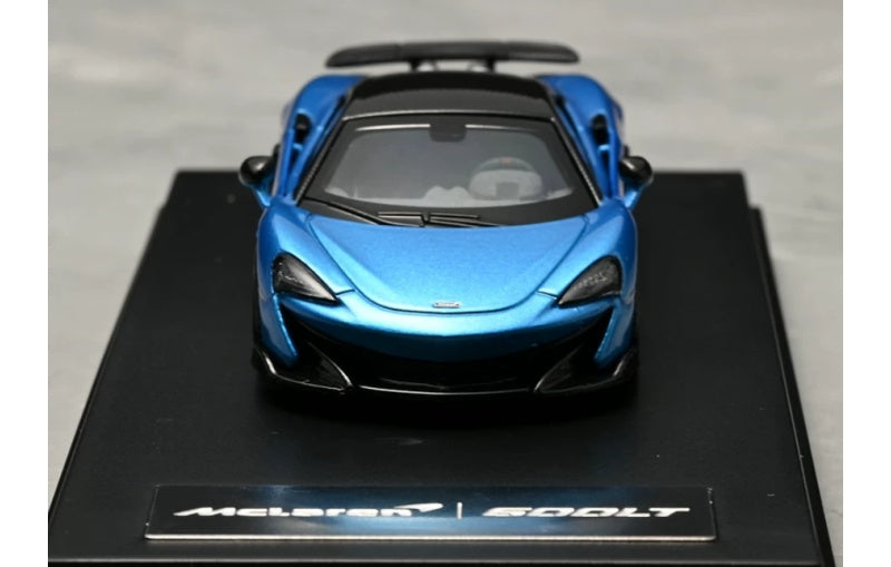 1:64 McLaren 600lt LCD Blue Diecast Model view6