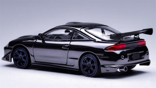 Transcend Model Mitsubishi Eclipse Electroplating gray 1:64 Car Pre-built Model view2