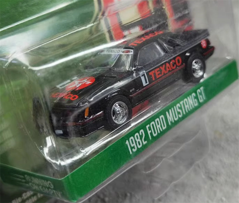 Greenlight d Mustang GT TEXACO Racing 1982 1:64 Car Pre-built Model