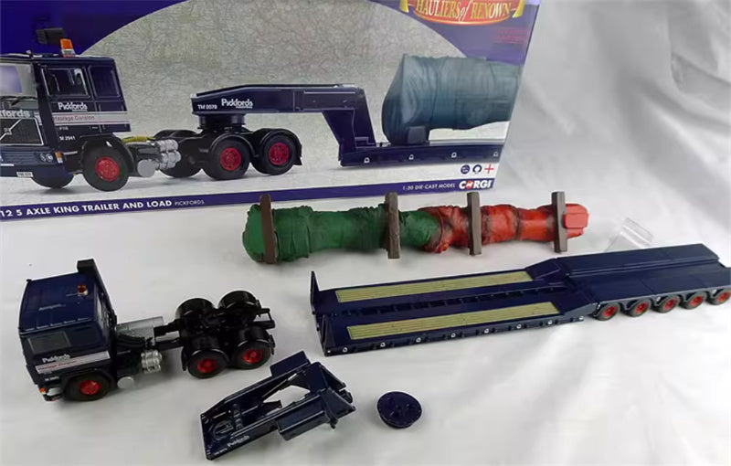 CORGI VOLVO F12 5 AXLE KING TRAILER AND LOAD PICKFORDS Haulage Division Limited Edition 1000PCS ONLY 1:50 Truck Pre-built Model