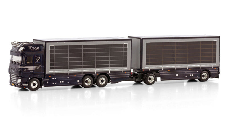 WSI DAF XF 6X2 TRUCK CURTAINSIDE - 2 AXLE Troost 1:50 Model