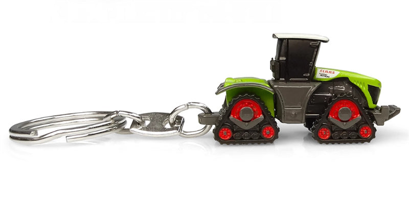 Universal Hobbies Claas Xerion 5000 tracked tractor keychain Green  Keychain Pre-built Model