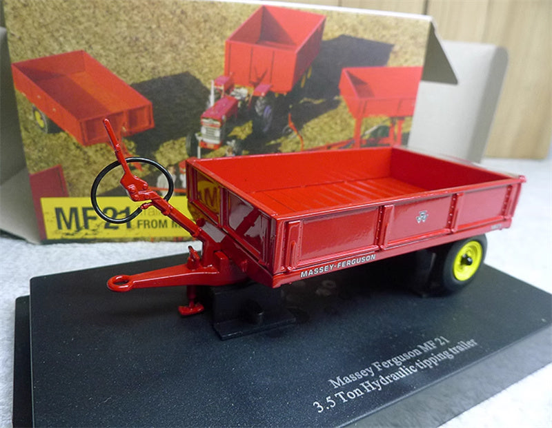 Universal Hobbies Massey Ferguson MF 21 3.5 Ton Hydraulic tipping trailer red 1:32 Truck Accessories Pre-built Model
