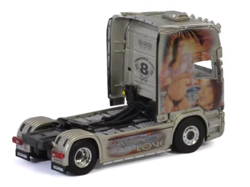 WSI SCANIA STREAMLINE TOPLINE 4X2 MATHIEU SYCH 1:50 Car Pre-built Model