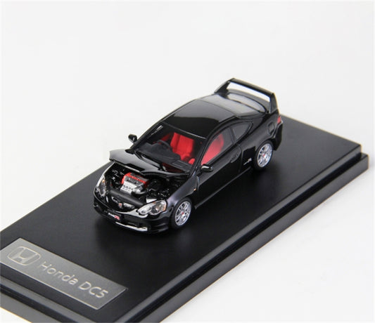LCD-MODELS Honda Integra Type R DC5 Black 1:64 car Pre-built Model view2