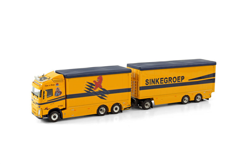 WSI VOLVO FH 4 GLOBETROTTER 6X2 TAG AXLE RIGED COMBI - 6 AXLE RESIN SINKE 1/50 DIECAST Truck Lorry