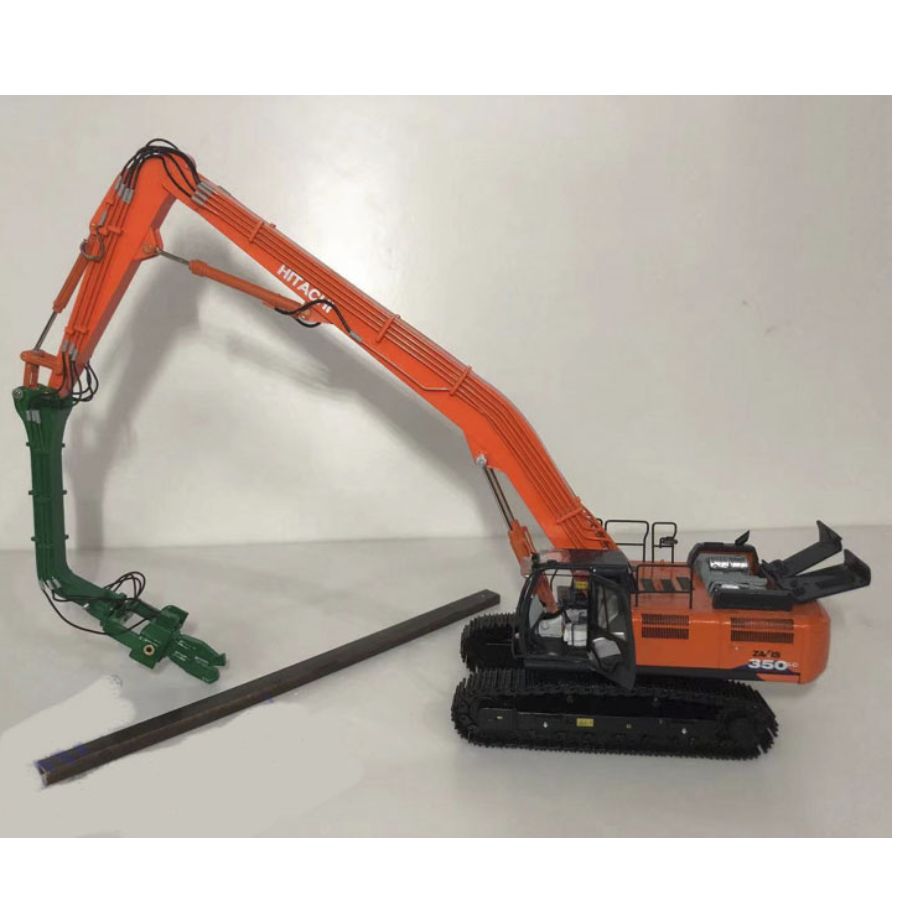 Hitachi  ZAXIS350-6 Piling machine Green 1/50 DIECAST Truck