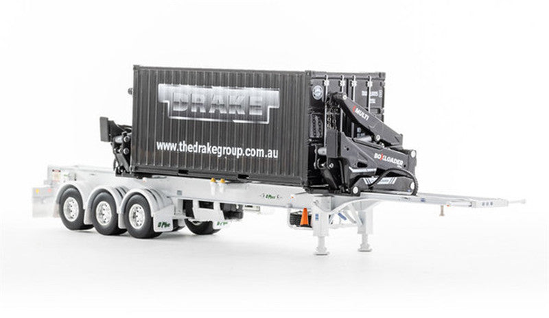 Drake O’Phee BoxLoader Container trailer white 1/50 DIECAST Truck