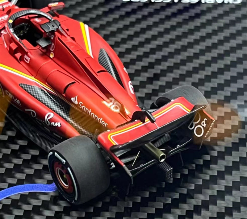 1:43 BBR MODELS Ferrari SF24 GP AUSTRALIAN GRAND PRIX 2024 #16 & SAINZ #55 SET view9