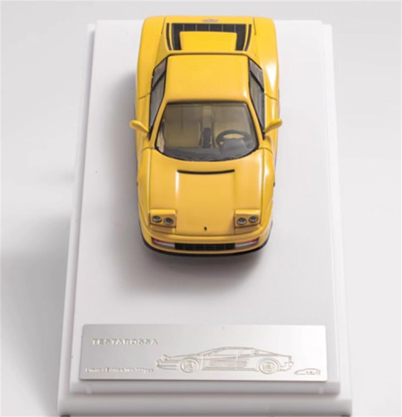 XF MODEL Ferrari Testarossa F110 supercar Yellow 1:64 Car Pre-built Model view9