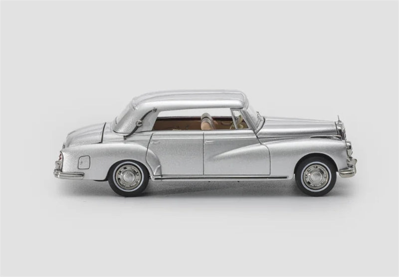 Mortal Model Mercedes Benz TYP 300D Cabriolet W189 Silver Limited Edition 799PCS ONLY LHD 1:64 car Pre-built Model view3