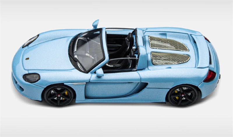 TIMEMICRO Porsche Carrera GT Bay Blue 1:64 Car Pre-built Model view6