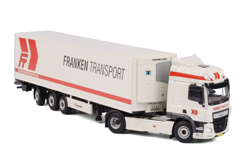 WSI DAF CF SC 4x2 REEFER TRAILER Franken Transport 1:50 Truck Pre-built Model