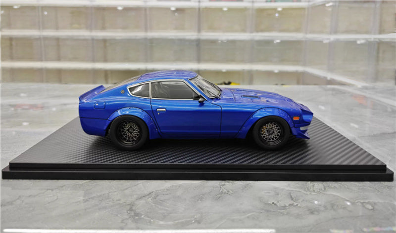 IGNITION MODEL Nissan Fairlady ZS30 STAR ROAD Metallic Blue 1:18 Car Pre-built Model view3