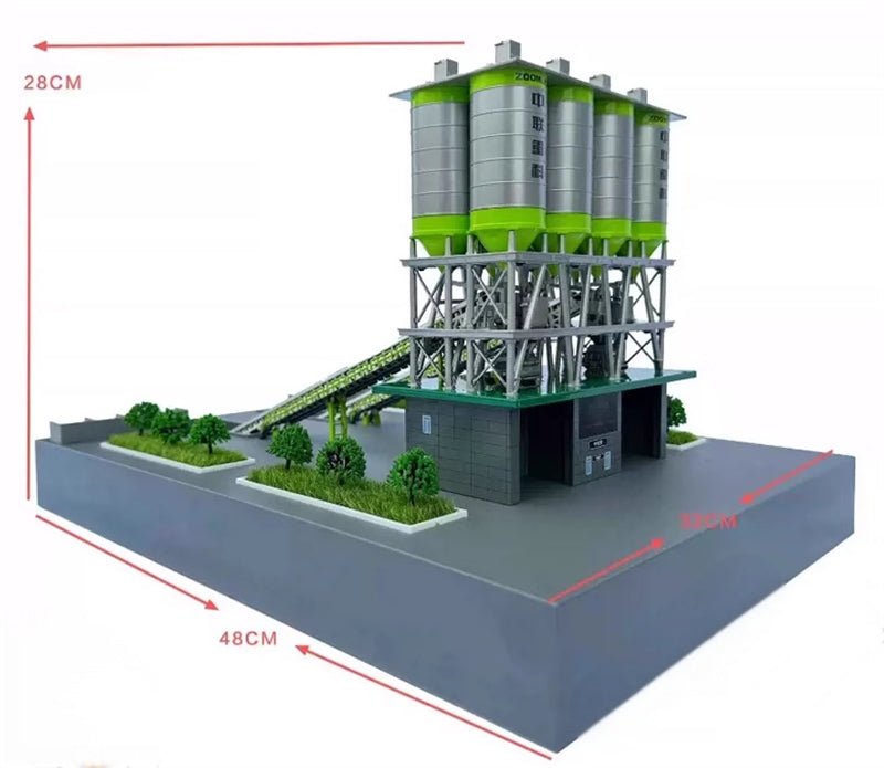 ZOOMLION HZS180S Mixing Plant 1:140 Truck Pre-built Model