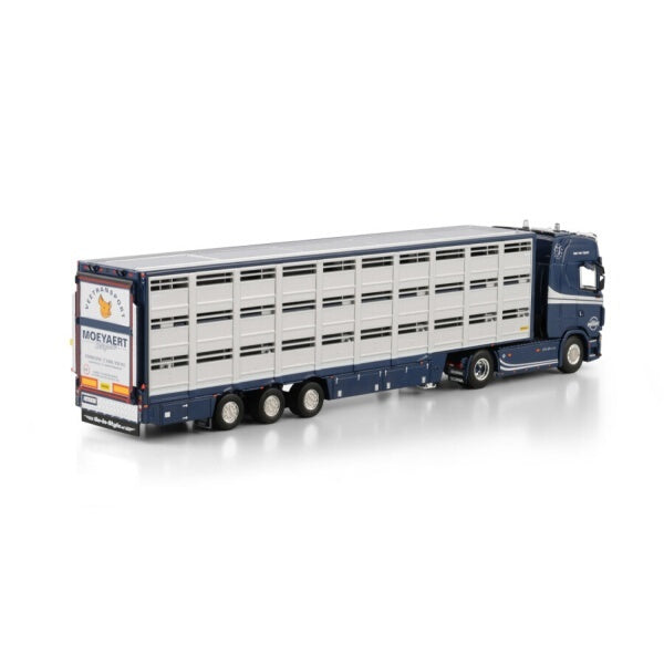 1:50 SCANIA MOEYAERT S CS20H 4X2 LIVE STOCK TRAILER 3 AXLE WSI   Diecast Model
