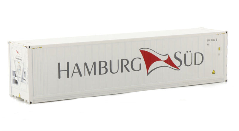 WSI 40FT REEFER CONTAINER THERMOKING HAMBURG SUD Premium Line 1:50 Truck Pre-built Model