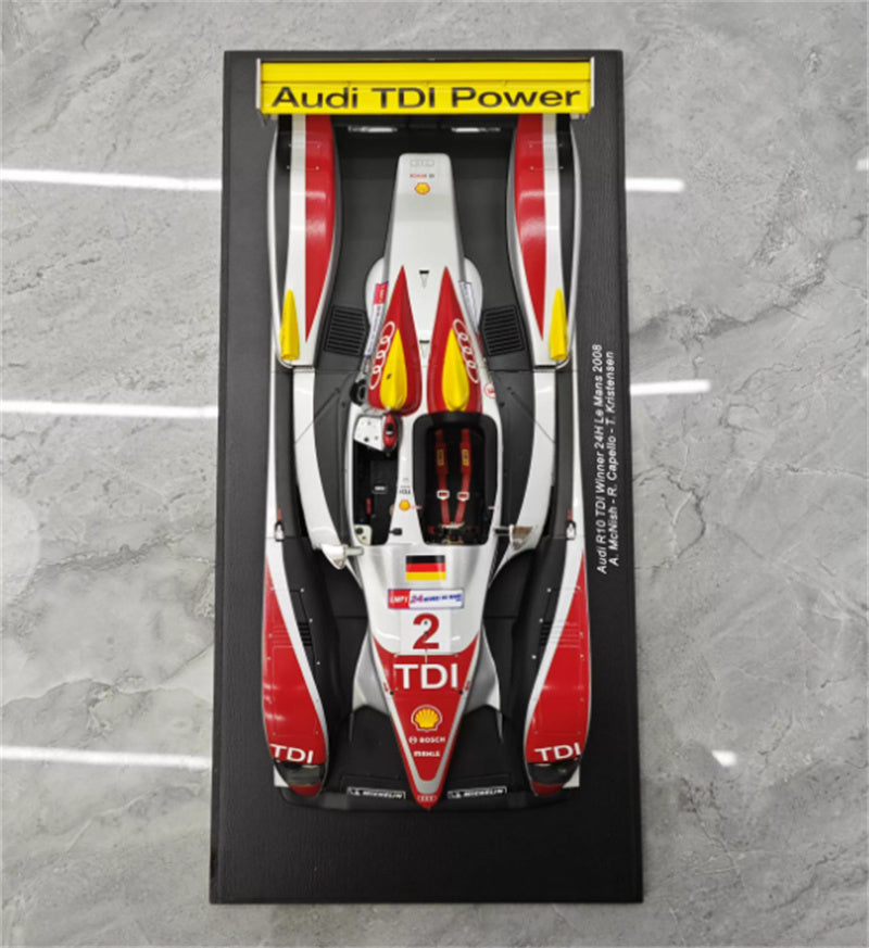 1:18 Audi R10 TDI lmp1 2008 Spark Le Mans Resin Car Model view5
