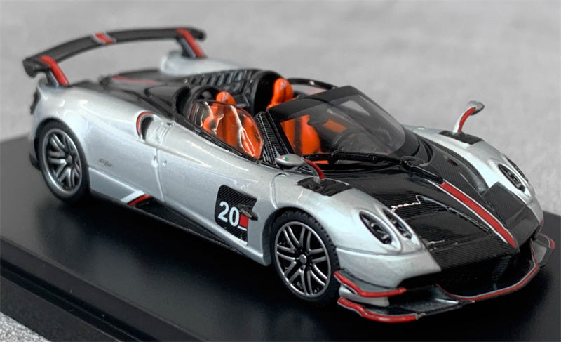 LCD-MODELS Pagani Huayra Roadster BC Reproduction commemorative edition 1:64 Car Pre-built Model view5