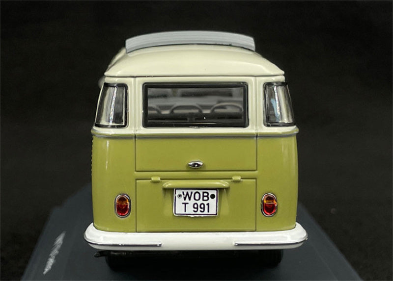 SCHUCO Volkswagen VW T1b Samba green/grey LTD 750PCS 1:43 Car Pre-built Model view6