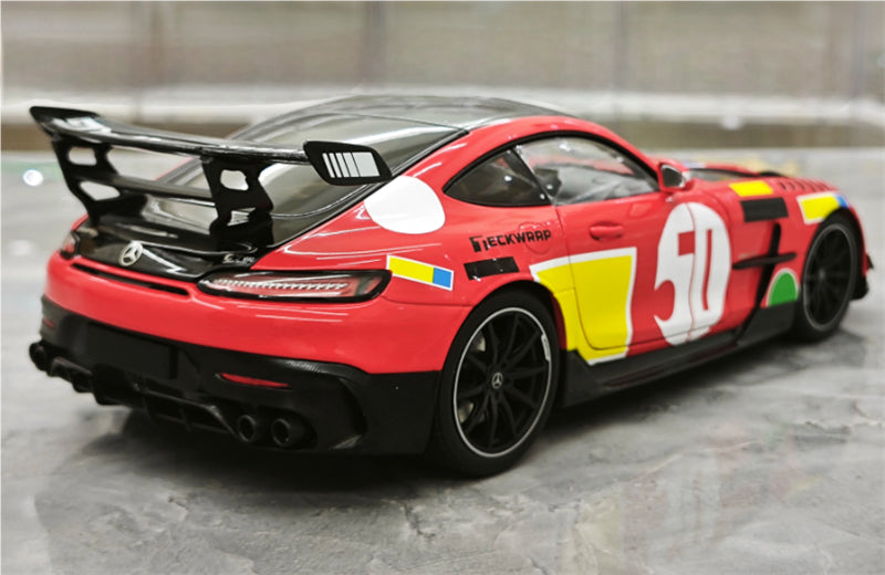 1:18 Mercedes-Benz AMG GT BLACK SERIES  50th Anniversary Red MINICHAMPS  DIECAST Model