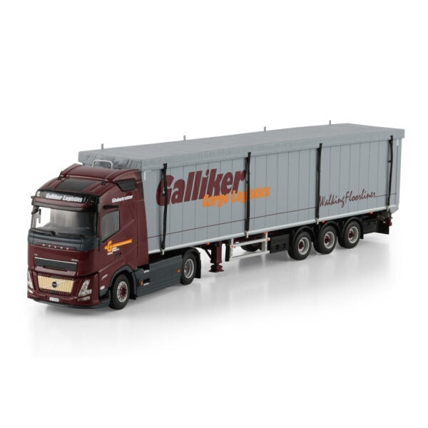 1:50 VOLVO GALLIKER FH 4X2 VOLUME TRAILER 3 AXLE WSI   Diecast Model