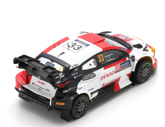 Spark TOYOTA GR Yaris Rally1 HYBRID GAZOO Racing WRT Winner Rally Finland 2023 E.Evans - S.Martin 1:43 Car Pre-built Model view2