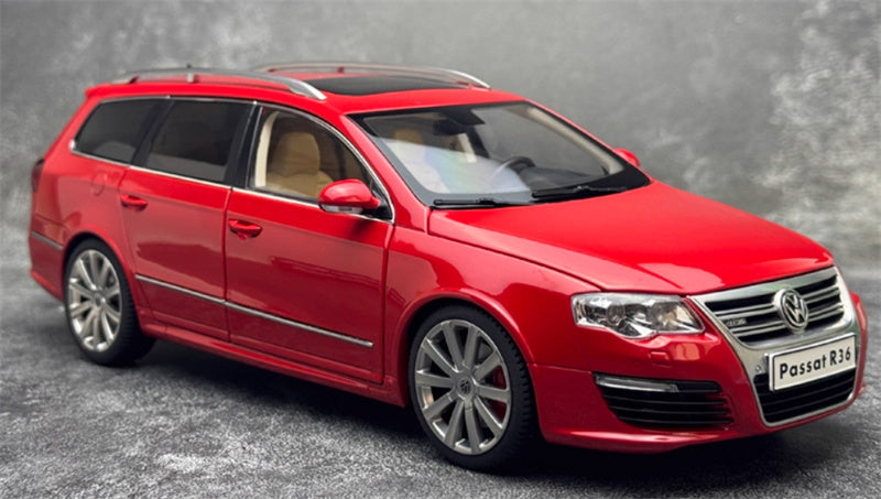 NZG Volkswagen VW Passat Estate R36 Classic ceramic jar Car Red with pedal Limited Edition 199PCS ONLY 1:18 Car Pre-built Model view5