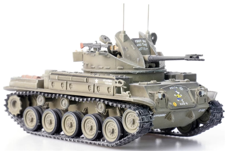 PANZERKAMPF M42 Duster.Vietnam II Field Force 5th Battalion 2nd Field Artillery Regiment 1:72 Tank Pre-built Model