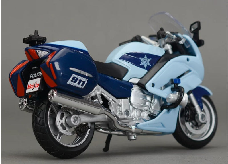 1:18 Yamaha FJR1300A  Blue  Maisto  Diecast Police Motorcycle Model